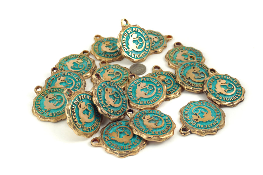 Hot Cast Tin Bronze Key Rings, Medallions, Plaques