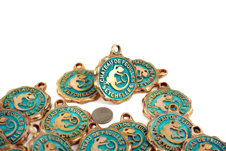 Hot Cast Tin Bronze Key Rings, Medallions, Plaques