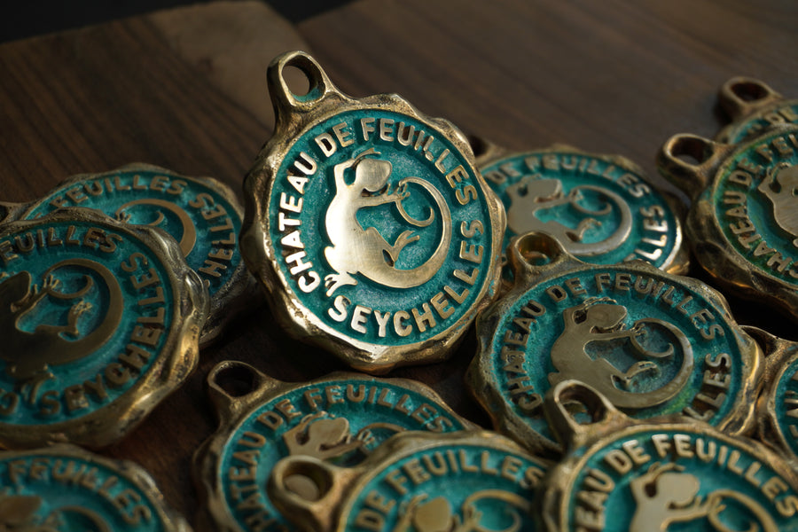 Hot Cast Tin Bronze Key Rings, Medallions, Plaques