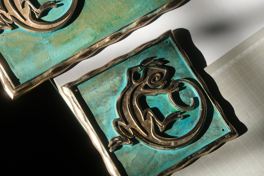 Custom Hot Cast Tin Bronze Plaques