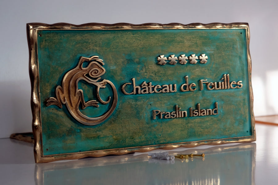 Custom Hot Cast Tin Bronze Plaques