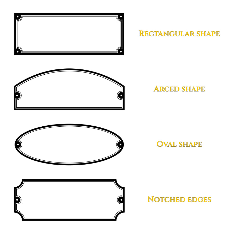 Custom Brass or Copper Plaque, Etched with your Personalization