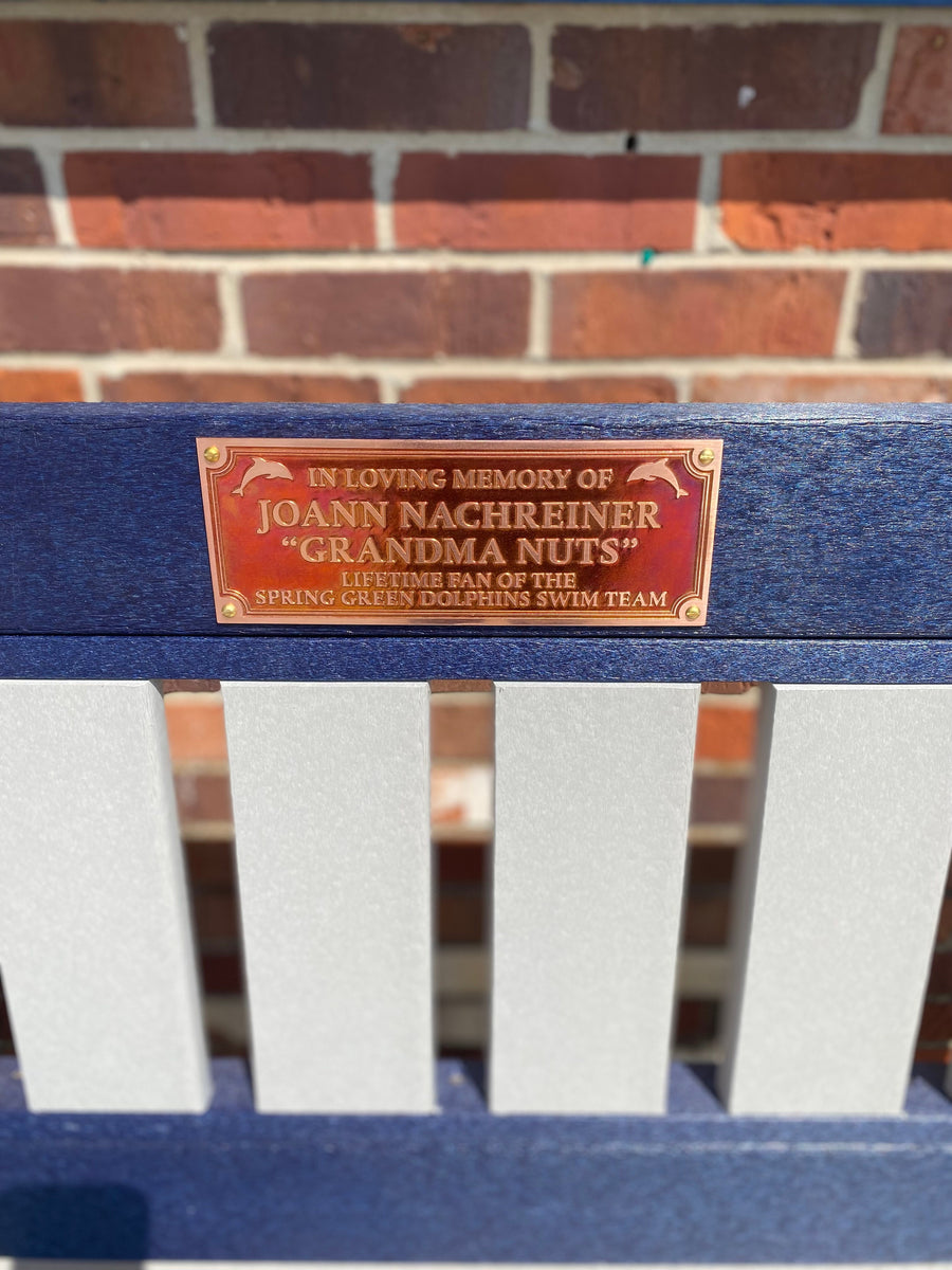 Custom Brass or Copper Plaque, Etched with your Personalization