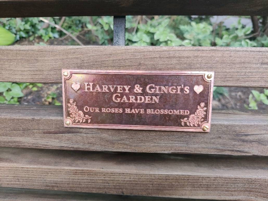 Custom Brass or Copper Plaque, Etched with your Personalization