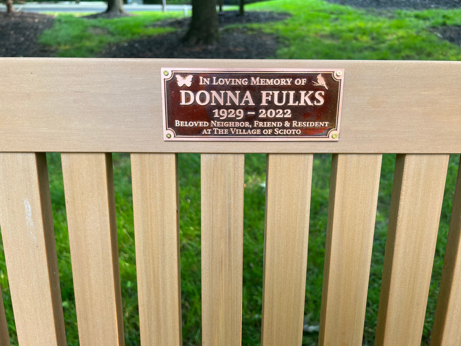 Custom Brass or Copper Plaque, Etched with your Personalization